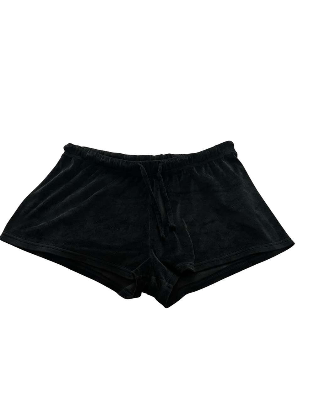 Juicy couture black velour shorts